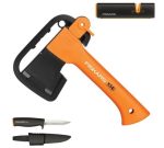 Набор FISKARS топор универсальный Х5 нож K40 точилка Xsharp 1057913