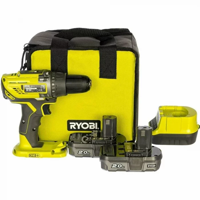 Дрель-шуруповерт аккумуляторная Ryobi R18DD3-220S 5133003348 — изображение 2