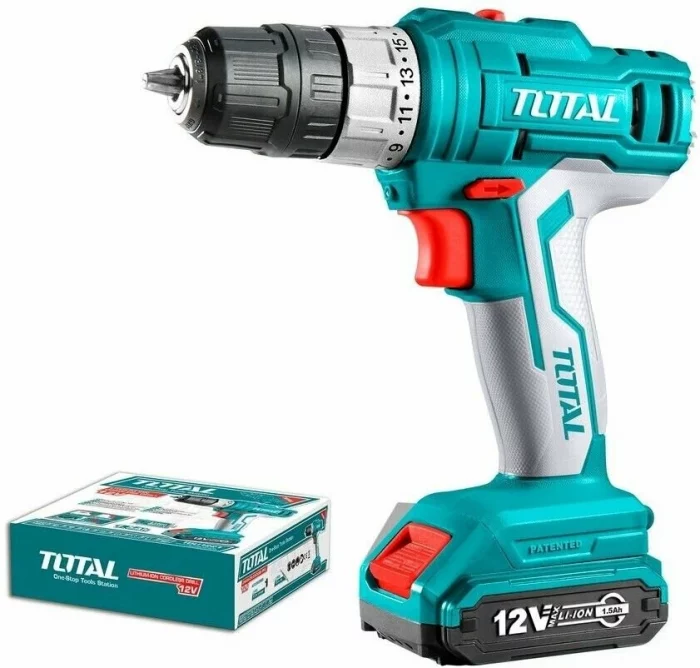 Дрель аккумуляторная TOTAL TDLI1221 - Image 2