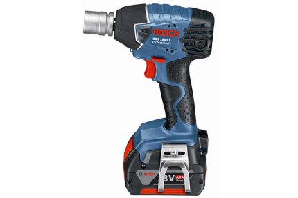 Аккумуляторный ударный гайковерт BOSCH GDS 18 V-LI Professional 2x4,0 Ah