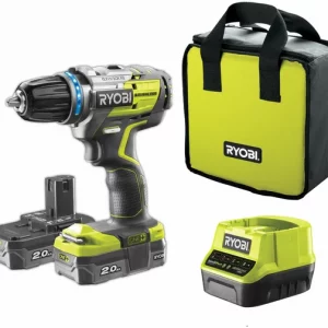Дрель-шуруповерт бесщеточная аккумуляторная Ryobi R18DDBL-220S 5133003435