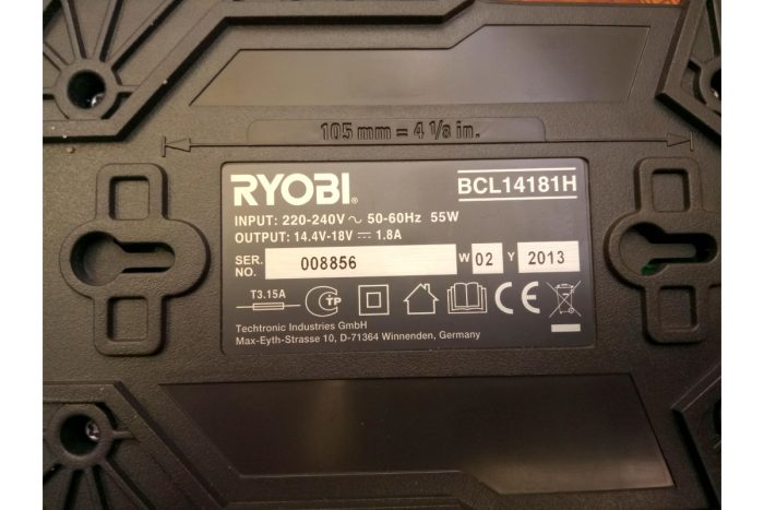 bystrozaryadnoe ustrojstvo g4 1h ryobi one bcl14181h 5133001127 12450