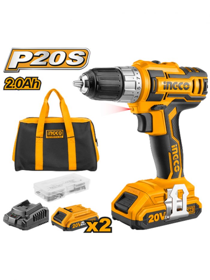 Аккумуляторный шуруповерт INGCO CDLI2002 INDUSTRIAL — изображение 2