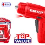 Отвертка аккумуляторная Emtop ECSR0402