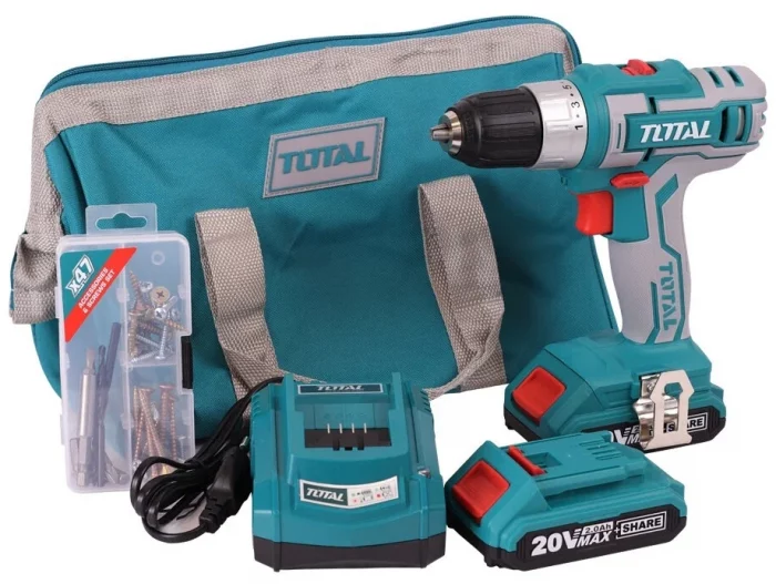 Дрель аккумуляторная TOTAL TDLI2002 — изображение 5