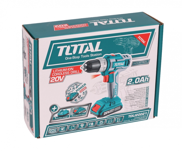 Дрель аккумуляторная TOTAL TDLI20024 - Image 3