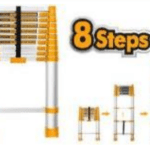 Телескопическая лестница 8 ступеней INGCO HLAD08081