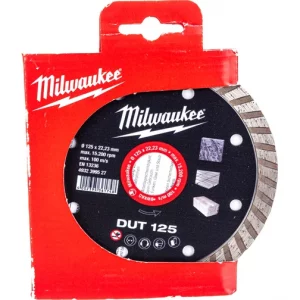 Алмазный диск профессиональная серия DUT MILWAUKEE 125мм 4932399527