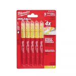 Маркер текстовыделитель желтый 5шт Milwaukee INKZALL 48223201