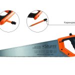 Ножовка по дереву Sturm! 1060-11-5011 со встроенным карандашом