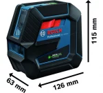 Лазерный уровень BOSCH GCL 2-50 G + RM10 + клипса + кейс 0601066M02 - Image 2