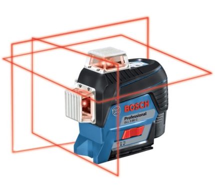 BOSCH GLL 3-80 C 1х2,0Ач, L-BOXX