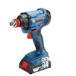 Гайковерт аккумуляторный BOSCH GDX 180 LI ударный 2х3,0Ач, кейс
