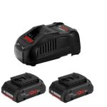 Набор аккумуляторов и зарядное устройство BOSCH GBA 18,0V 4,0 Ah Li-Ion + GAL1880CV