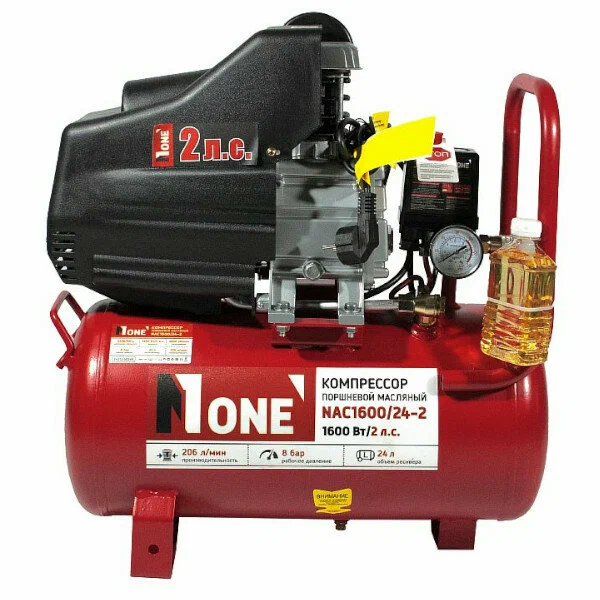 Компрессор поршневой масляный NUMBER ONE NAC1600/24-2 Компрессор поршневой масляный NUMBER ONE NAC1600/24-2