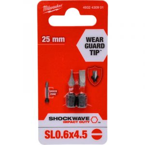 Milwaukee SHOCKWAVE SL0,6x4,5 25мм