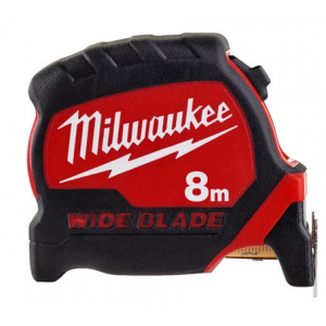 РУЛЕТКА MILWAUKEE С ШИРОКИМ ПОЛОТНОМ 8М 4932471816