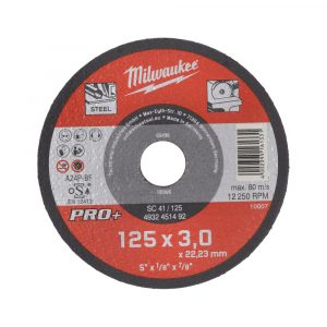 Отрезной диск Milwaukee SC 41/125х3 PRO+ 1 шт заказ кратно (25шт) 4932451492
