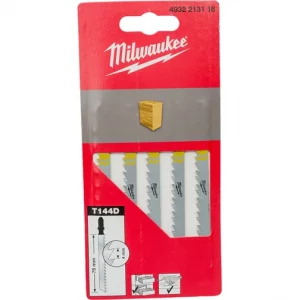 Полотно по дереву, для лобзика Milwaukee T144D 75мм (5шт) 4932213116