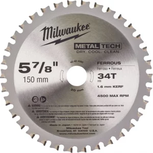 Диск пильный по металлу Milwaukee Z34 150х20мм 48404080