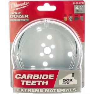 Биметаллическая коронка Milwaukee HOLEDOZER CARBIDE 114мм 49560746