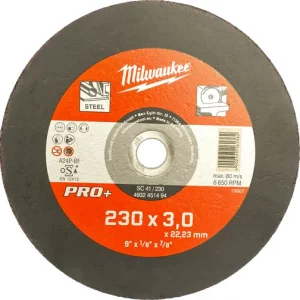 Отрезной диск Milwaukee SC 41/230х3мм PRO+ 1 шт заказ кратно (25шт) 4932451494