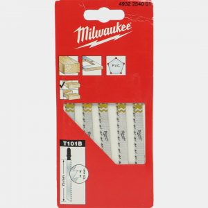 Полотно по дереву, для лобзика Milwaukee T101B 50мм (5шт) 4932254061