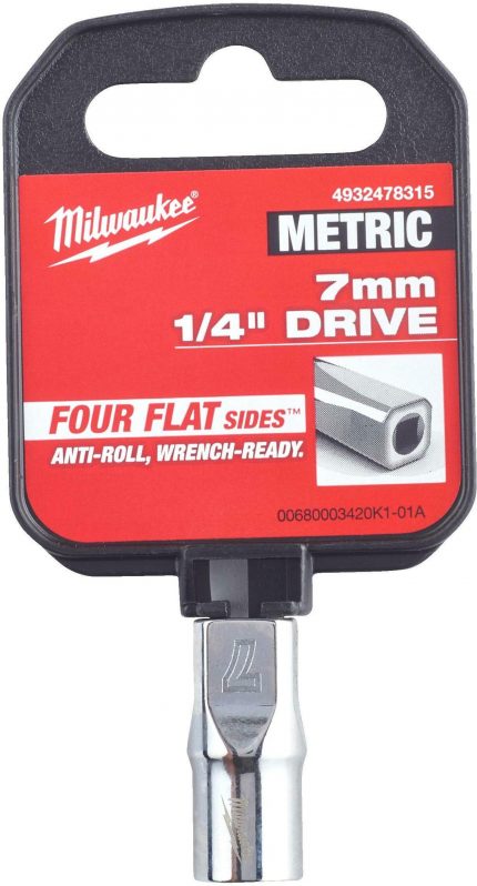 Головка шестигранная Milwaukee Metric Standard 7мм 4932478315