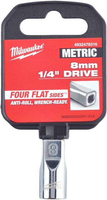 Головка шестигранная Milwaukee Metric Standard 8мм 4932478316