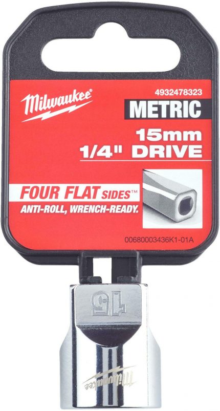Головка шестигранная Milwaukee Metric Standard 15мм 4932478323