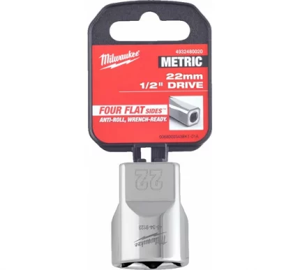 Головка удлиненная Milwaukee Metric Standard 22мм 4932480020