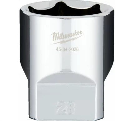 Головка удлиненная Milwaukee Metric Standard 28мм 4932480026