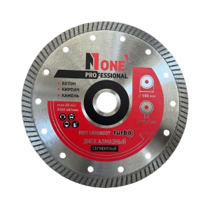 Диск алмазный сегментный NUMBER ONE NDT18008007 TURBO PROfessional
