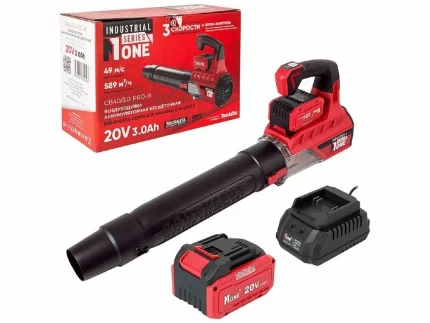 Воздуходувка аккумуляторная бесщёточная NUMBER ONE CB40/3.0-PRO-B INDUSTRIAL