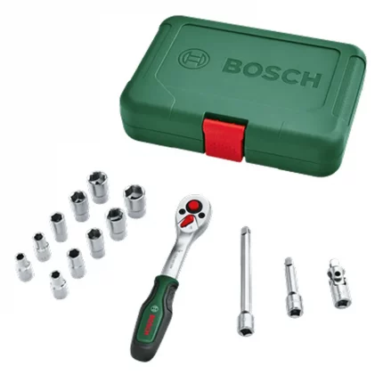 Набор торцевых головок 1/4", 14 предметов Bosch 1600A02BY0