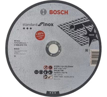 Отрезной круг Bosch Standard For Inox (230x1.9мм) 2608619773