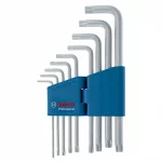 Набор шестигранных ключей BOSCH 9 предметов 1600A01TH4