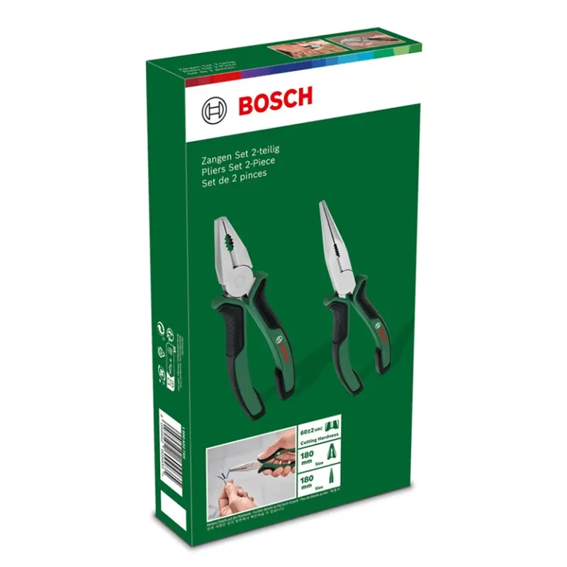 Набор плоскогубцев 2 предмета Bosch 1600A0275H Набор плоскогубцев 2 предмета Bosch 1600A0275H