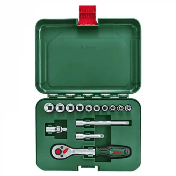 Набор торцевых головок 1/4", 14 предметов Bosch 1600A02BY0