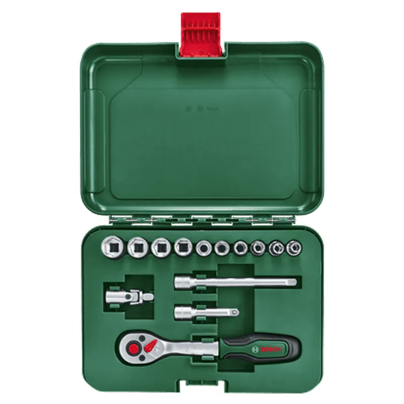 Набор торцевых головок 1/4", 14 предметов Bosch 1600A02BY0 Набор торцевых головок 1/4", 14 предметов Bosch 1600A02BY0