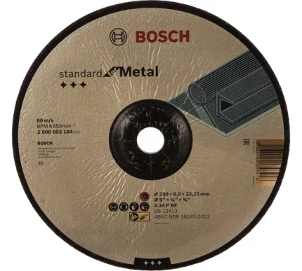 Обдирочный круг по металлу Bosch (230х6х22.2мм) 2608603184