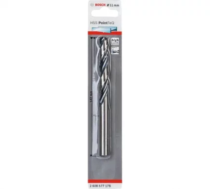 Сверло спиральное по металлу Bosch PointTeQ (11х94х142мм) 2608577175