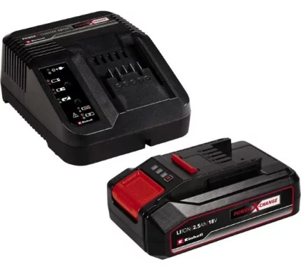 Комплект аккумулятор Einhell PXC (18В; 2.5 Ач; Li-Ion) и зарядное устройство 4512097