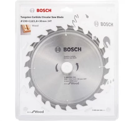 Пильный диск Bosch ECO WOOD (230x30мм; 24T) 2608644381