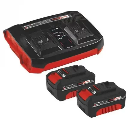 Устройство зарядное с аккумулятором Einhell PXC 2x4,0 Aч + двойное ЗУ Twincharger 3A 4512112