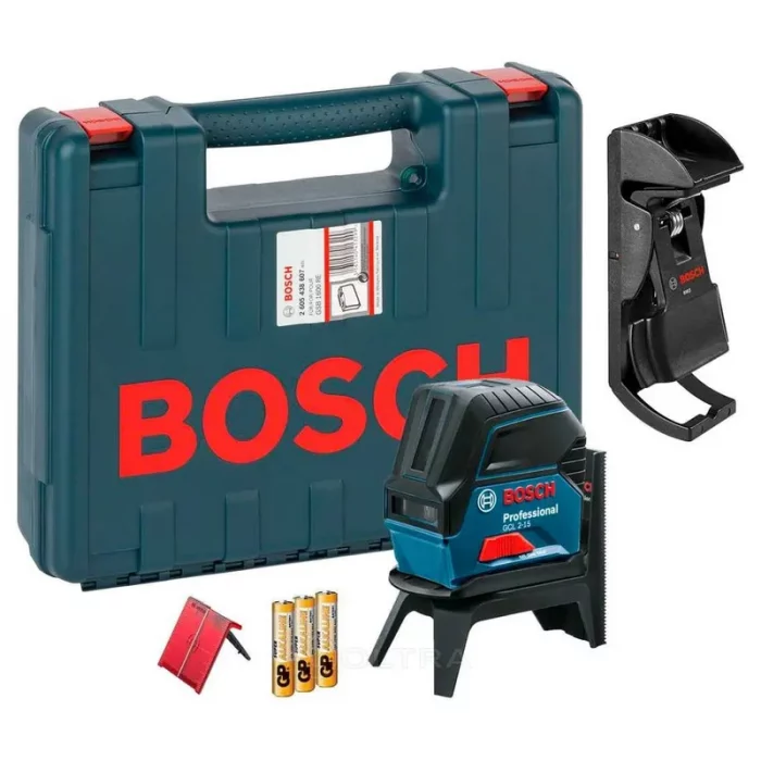Линейный лазерный нивелир Bosch GCL 2-15, RM1, BM3 Professional 0601066E02