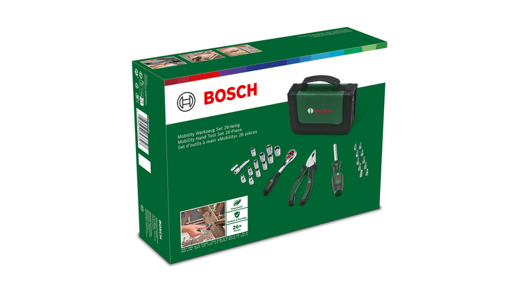 Стартовый набор ручных инструментов из 26 предметов Bosch 1600A02BY2 Стартовый набор ручных инструментов из 26 предметов Bosch 1600A02BY2