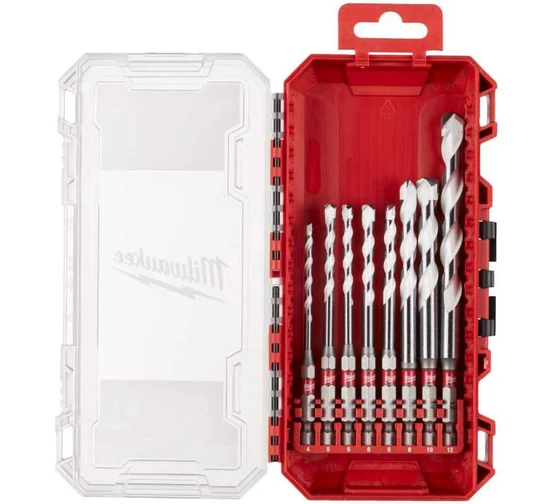 Сверла GEN III HEX набор 8 предметов по мультиматериалам Milwaukee 4932493871 Сверла GEN III HEX набор 8 предметов по мультиматериалам Milwaukee 4932493871