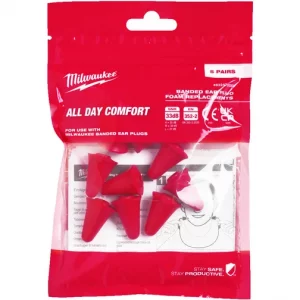 Сменные комплекты для берушей на дужке Milwaukee одноразовые, 5 пар 4932478550