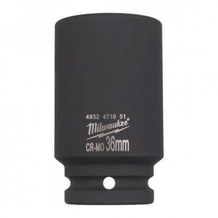 Головка Milwaukee ShW 3/4 36 мм удлиненная ударная (1шт) 4932471651